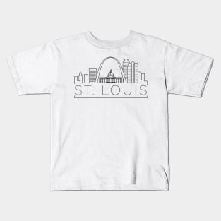 St. Louis Minimal Skyline Kids T-Shirt